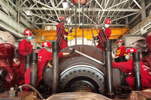 江蘇鎮江電廠6號機組檢修并網發電