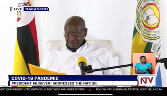 烏干達總統穆塞韋尼點贊中國電建捐贈活動