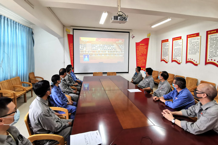 云南開遠發電公司組織收看十三屆全國人大三次會議開幕會