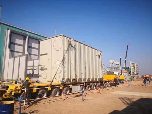 穿越1300公里,默拉直流項目重大件設備運輸成功完成