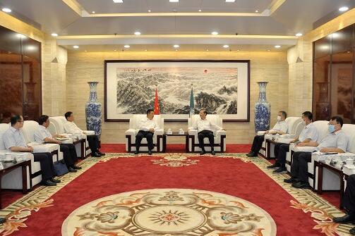 辛保安會見中國西電集團董事長白忠泉、總經理裴振江