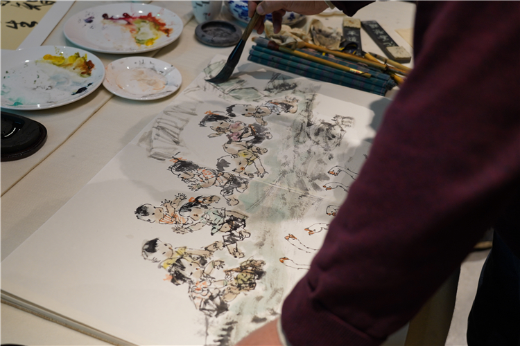 硯墨書香滿象山——國網(wǎng)象山縣供電公司開展“訪勞模·送文化”創(chuàng)新實(shí)踐活動