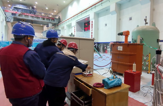 國網劉家峽水電廠4號發電機定子整體電氣試驗順利通過