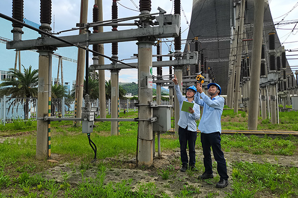 國能龍巖發電公司開展涉網設備熱成像測溫檢查助力迎峰度夏