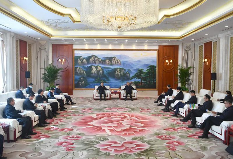 鄒磊拜會寧夏回族自治區黨委書記、人大常委會主任陳潤兒