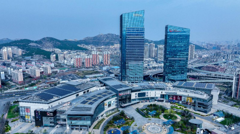 1.2MW!山東商業綜合體屋頂光伏發電項目并網發電