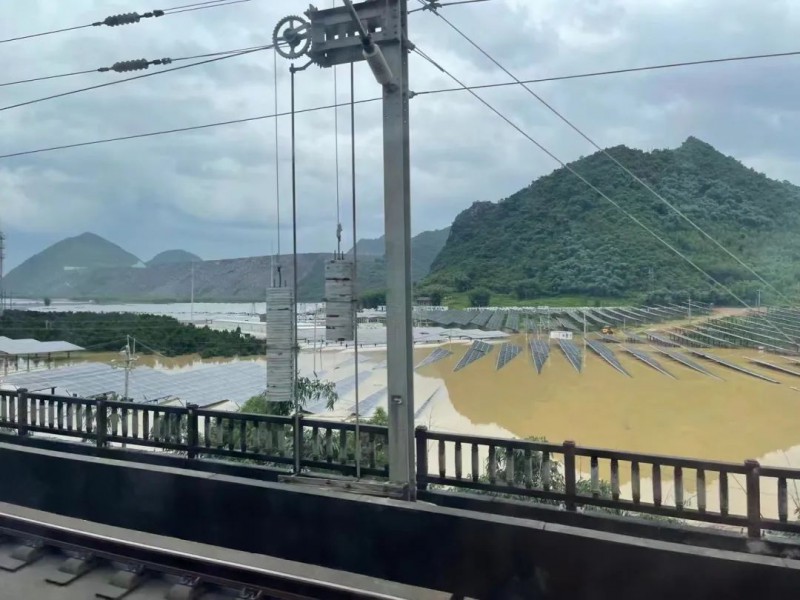 地面電站秒變漂浮電站,又一光伏電站被水淹!