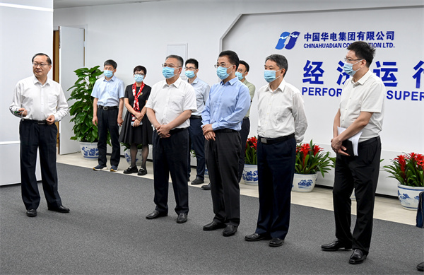 國務院國資委黨委委員、副主任翁杰明到中國華電督導調(diào)研