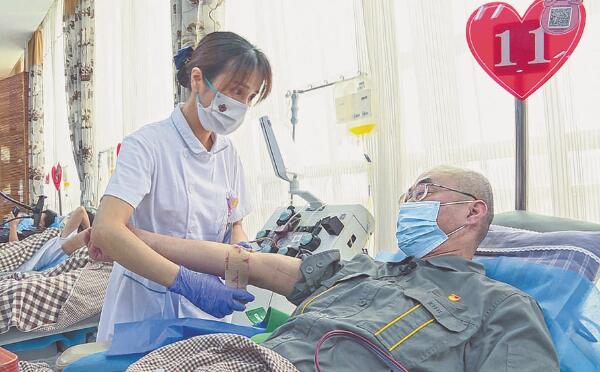 朱皞:22年,堅持無償獻血