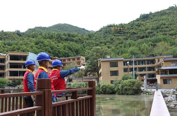 國網隴南供電公司助力官鵝溝打造全電景區