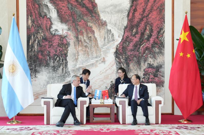阿根廷總統費爾南德斯到訪中國能建