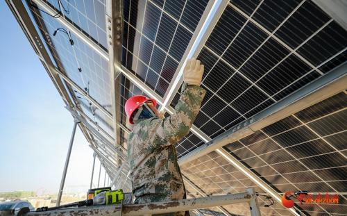 甘肅金塔: 大漠戈壁光伏發電項目建設加速推進
