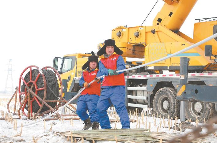 吉林白城供電公司:強網架優服務 助力綠色發展