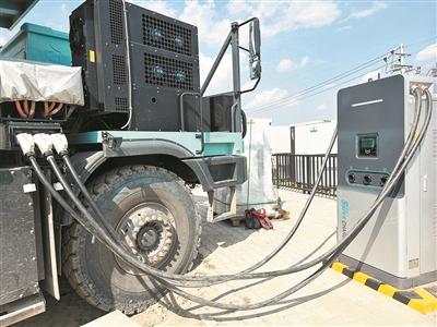 “1分鐘30度”,新能源重卡充電提速