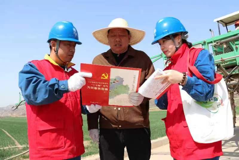 國網運城供電公司:春分百花鬧,電足麥香濃