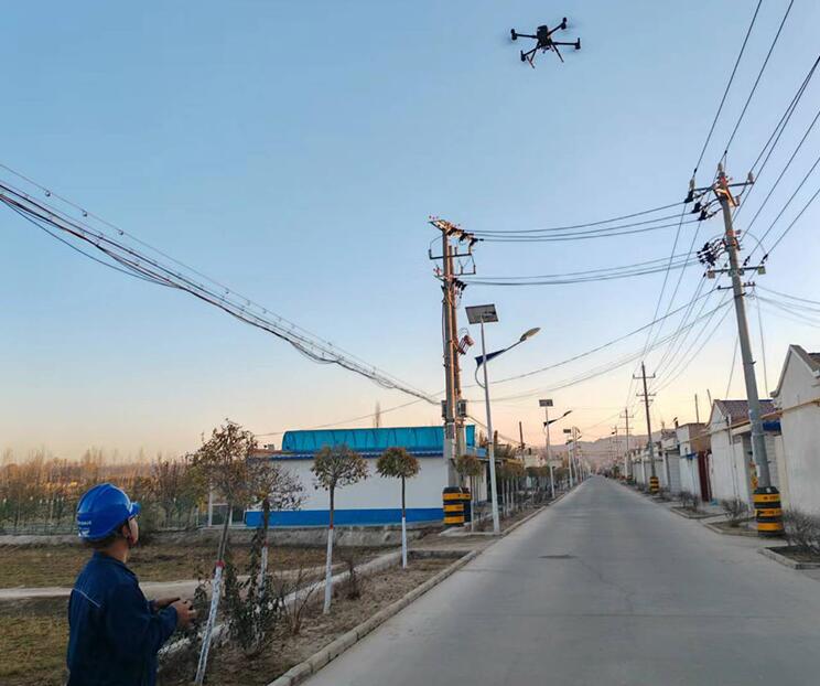 國網中衛供電公司無人機自主巡檢保障用戶可靠用電