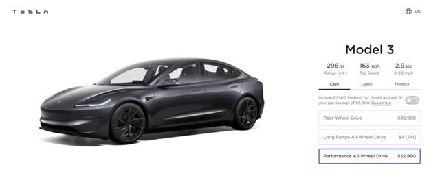 新款Model 3發布,約38萬元!特斯拉最新“成績單”公布!