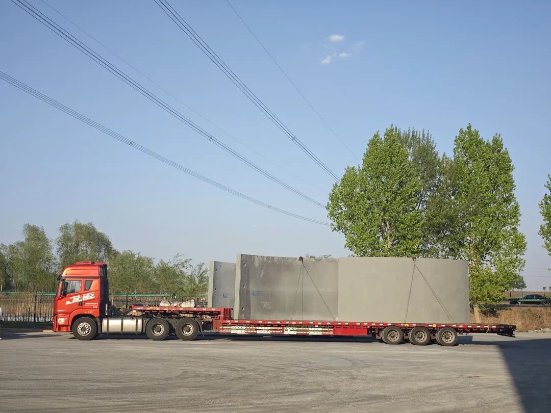 吉林洮南22.1MW分散式風電鄉村振興項目混塔管片開始發貨