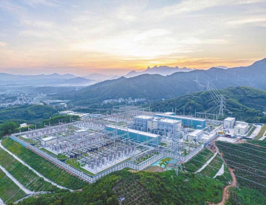 閩粵聯網工程首次滿通道能力送電廣東