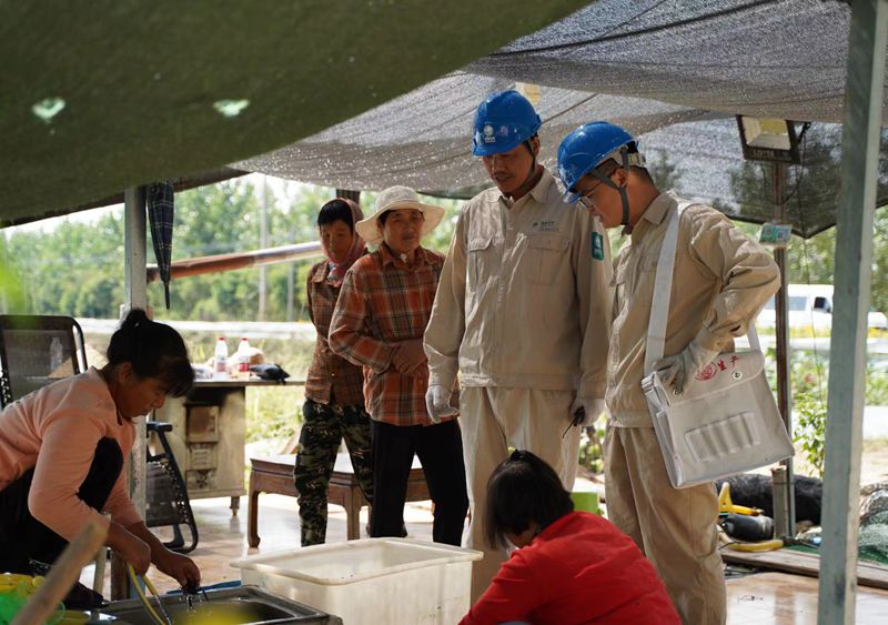 國網江蘇電力睢寧縣供電公司:貼心服務養殖戶
