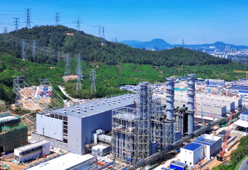 深能光明電源基地3×600MW級燃氣-蒸汽聯合循環發電項目1號機組投運