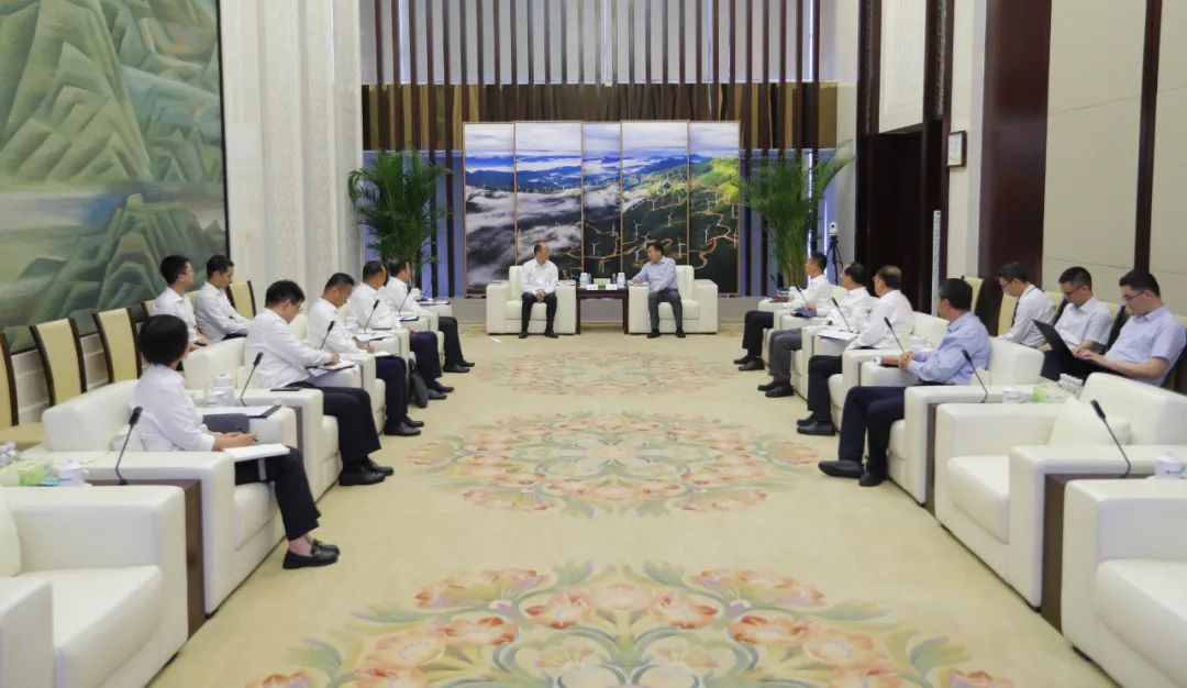 國家電投黨組書記、董事長劉明勝會見中國化學黨委書記、董事長莫鼎革