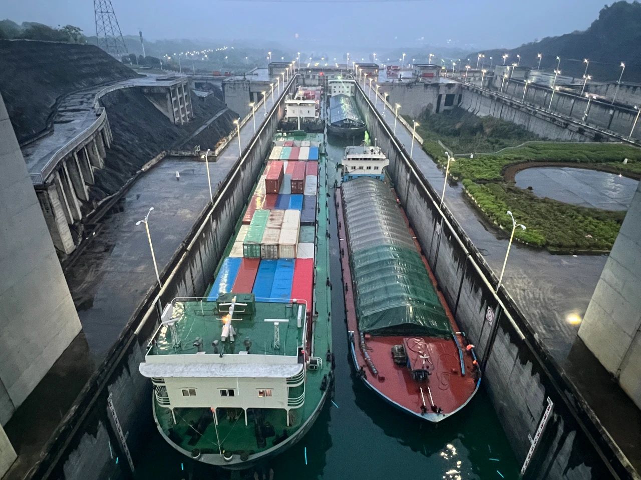 三峽樞紐2024年前三季度航運平穩有序