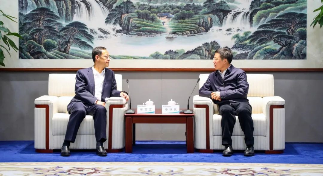 中國電氣裝備黨委書記、董事長李洪鳳會見交通銀行黨委副書記、行長張寶江