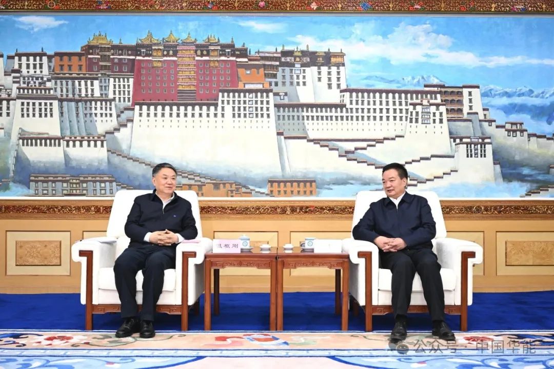 華能集團董事長、黨組書記溫樞剛拜會西藏自治區黨委書記王君正