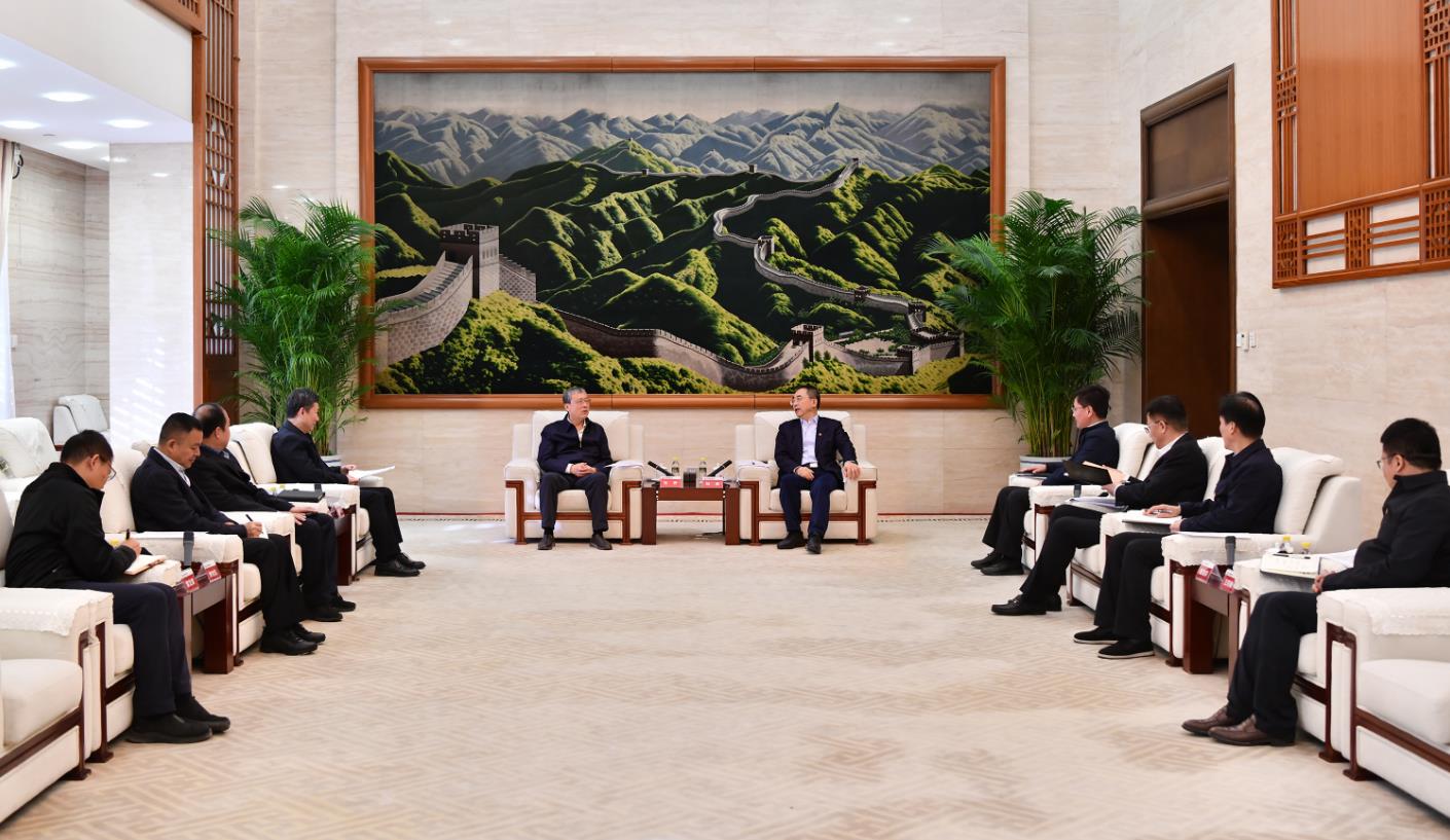 大唐集團董事長鄒磊與中國水力發電工程學會理事長張野會談