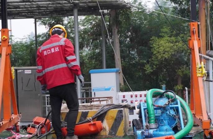 周口昊達眉山垃圾發電廠機器人清淤項目順利完成