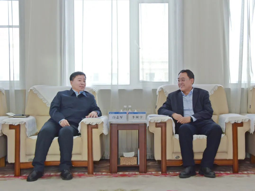 華能蒙東公司總經理、黨委副書記李樹學會見扎蘭屯市委書記白志軍