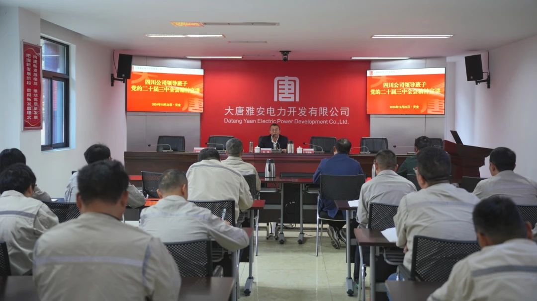 大唐四川公司領導班子成員赴黨建聯系點講授專題黨課