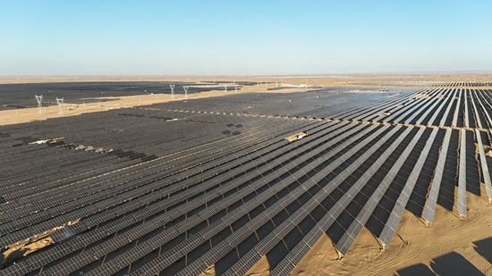 山東電建三公司100萬千瓦光伏發電項目并網