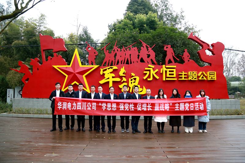華潤電力四川公司聯合華潤集團在川企業開展“學思想、強黨性、促增長、贏戰略”主題黨日活動