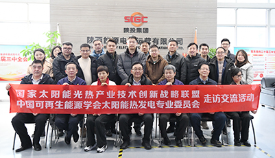 國家太陽能光熱聯盟到陜投電力運營公司走訪交流