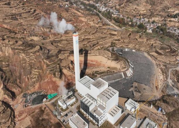 隴南市武都區首座生活垃圾焚燒發電廠并網發電