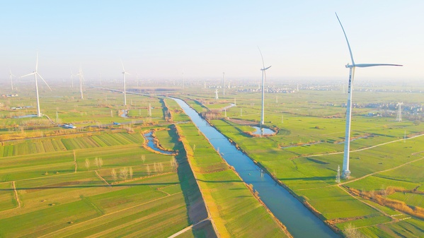 安徽臨泉15萬千瓦風電項目全容量并網發電