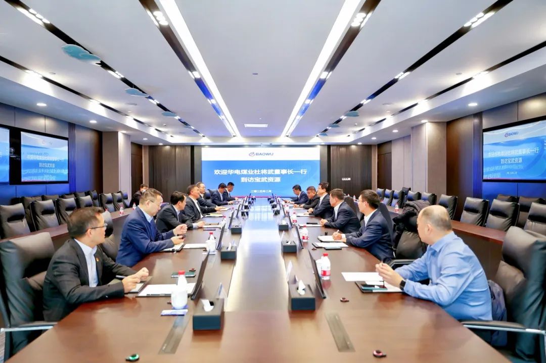 華電煤業黨委書記、董事長杜將武到寶武資源走訪，并到華遠星公司調研