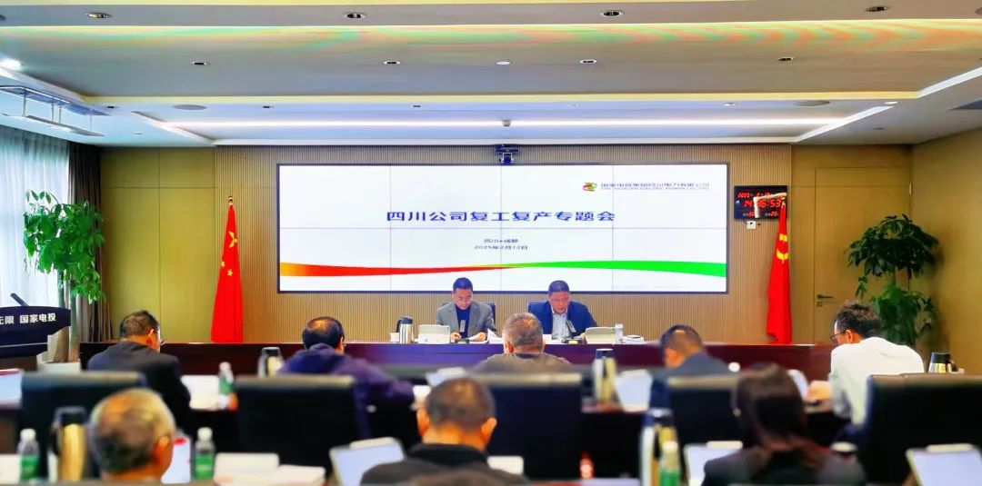 國家電投四川公司召開復工復產專題會暨安全環保評估工作推進會