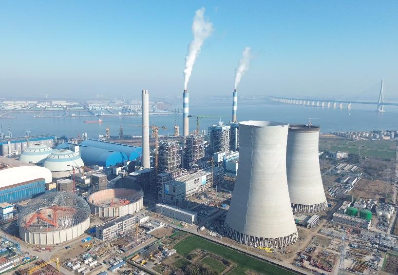 國信沙洲電廠項目發電機穿轉子完成