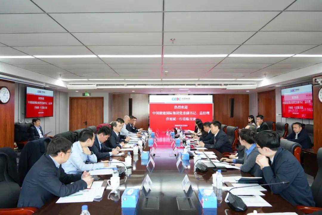 能建國際黨委副書記喬旭斌率團到中國能建數科