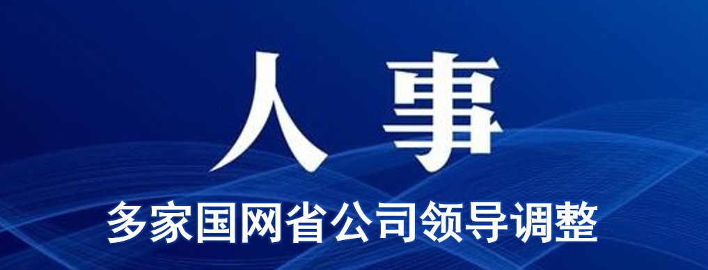 多家國(guó)網(wǎng)省公司領(lǐng)導(dǎo)變動(dòng)