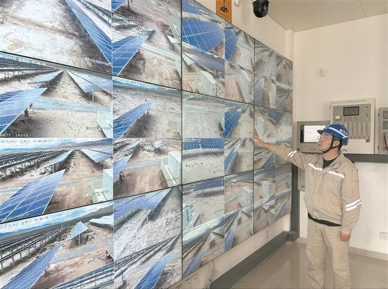 青海省首套光伏全景監控系統投入運行